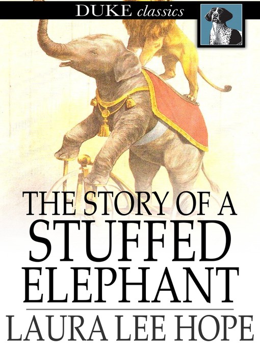 Book cover of The story of a stuffed elephant.