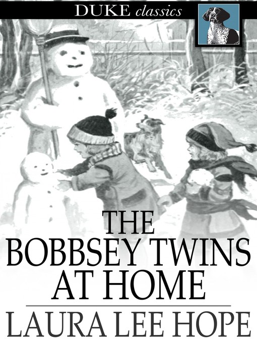 Book cover of The bobbsey twins at home.
