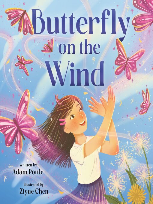 Book cover, "Butterfly on the Wind" by Adam Pottle