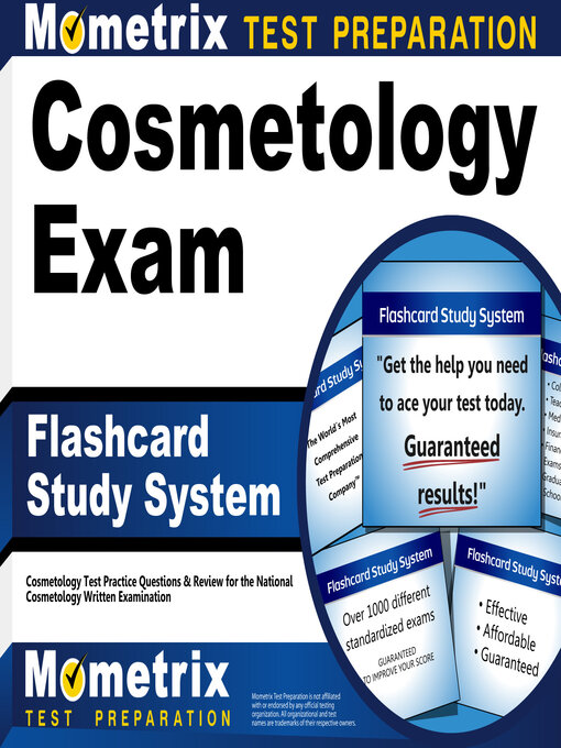 Cover art of Cosmetology Exam Flashcard Study System by Mometrix Cosmetology Certification Test Team