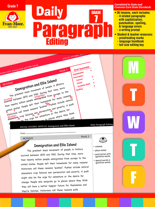 Daily Paragraph Editing, Grade 7 - Markham Public Library - OverDrive