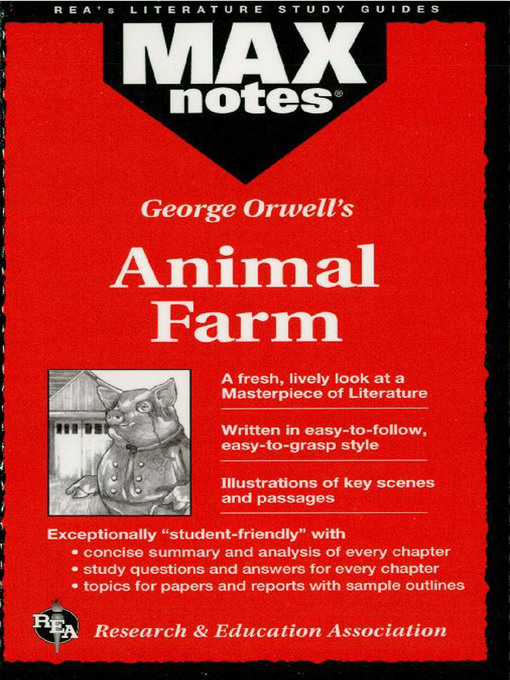 Animal Farm: MAXNotes Literature Guide - The Ohio Digital Library -  OverDrive