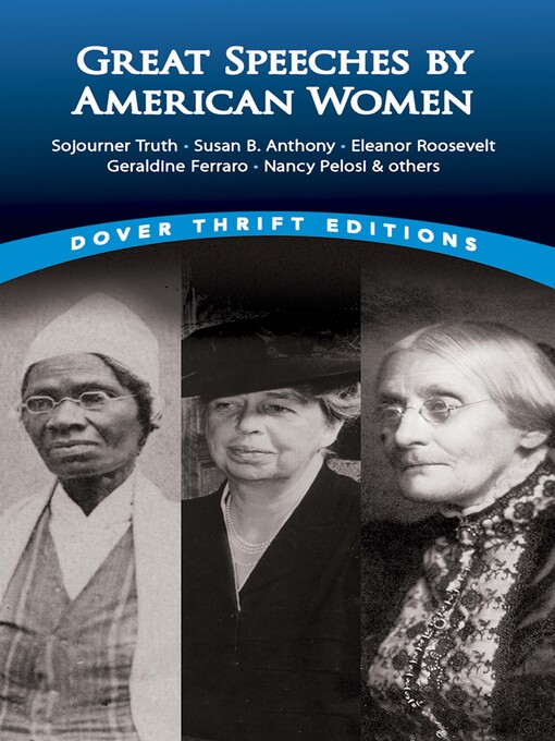 Cover image for Great Speeches by American Women