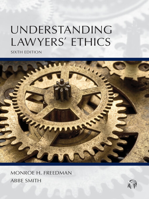 Cover of Understanding Lawyers' Ethics by Monroe H. Freedman