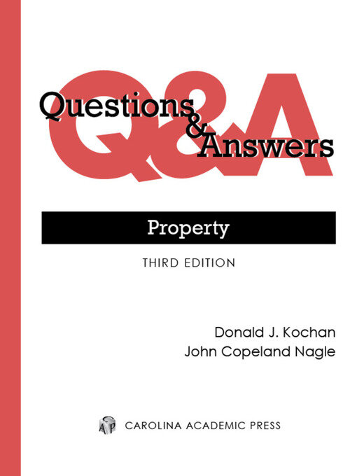 Cover of Questions & Answers: Property