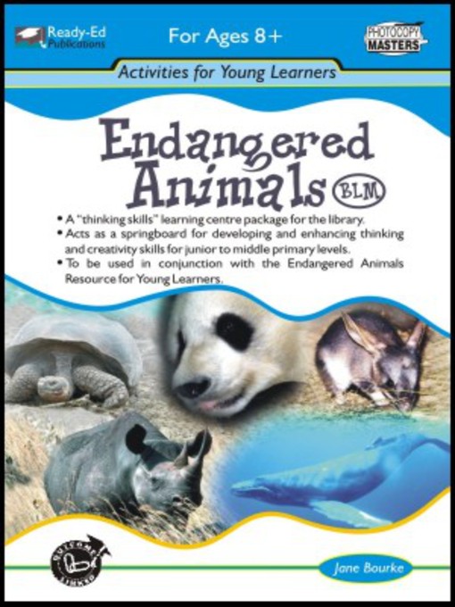 Endangered Animals Activity Book