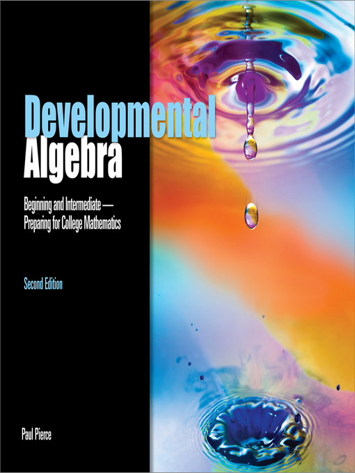 Developmental Algebra - Los Angeles Public Library - OverDrive