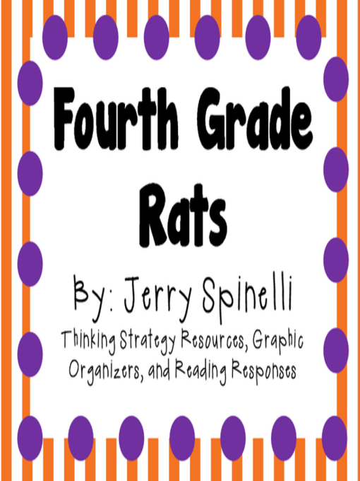 Cover image for Fourth Grade Rats by Jerry Spinelli