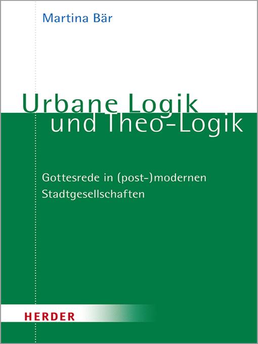 Urbane Logik und Theo-Logik - Busan English Library - OverDrive Urbane Logik und Theo-Logik