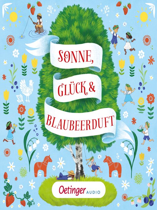 Sonne, glück und blaubeerduft