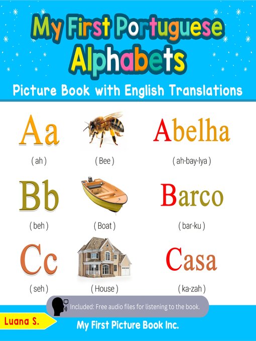 My First Portuguese Alphabets Picture Book With English Translations