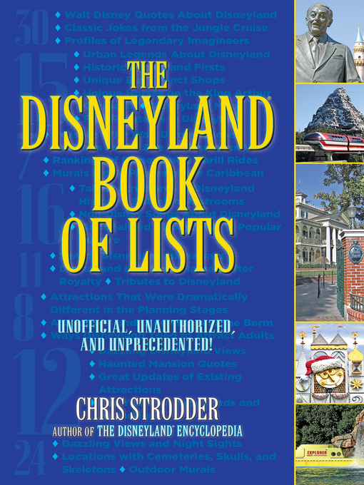 The Disneyland book of lists unofficial unauthorized and The Disneyland book of lists unofficial unauthorized and