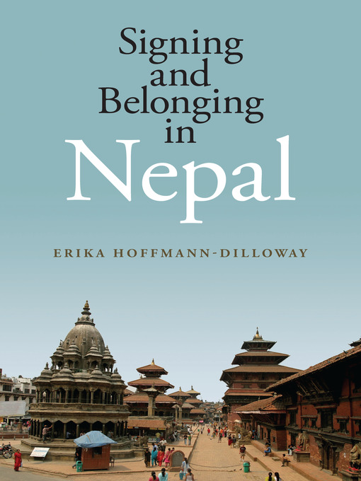 Signing and Belonging in Nepal Book Cover