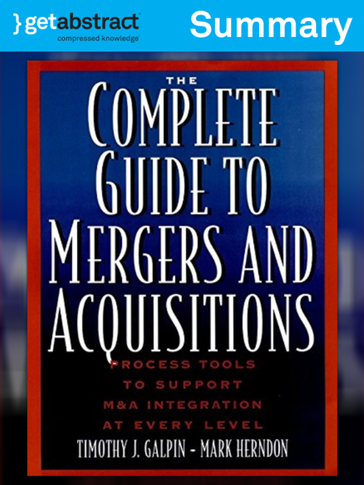 Mergers and Acquisitions Summary