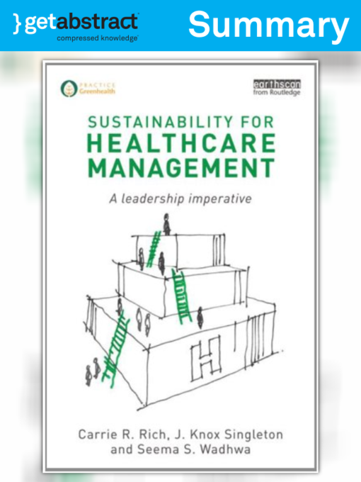 Sustainability For Healthcare Management Summary - 