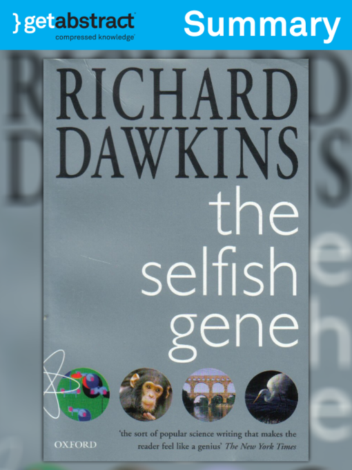 The Selfish Gene Summary National Library Board Singapore Overdrive