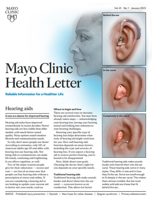 January 2023. Mayo Clinic Health Letter - University Health Network ...