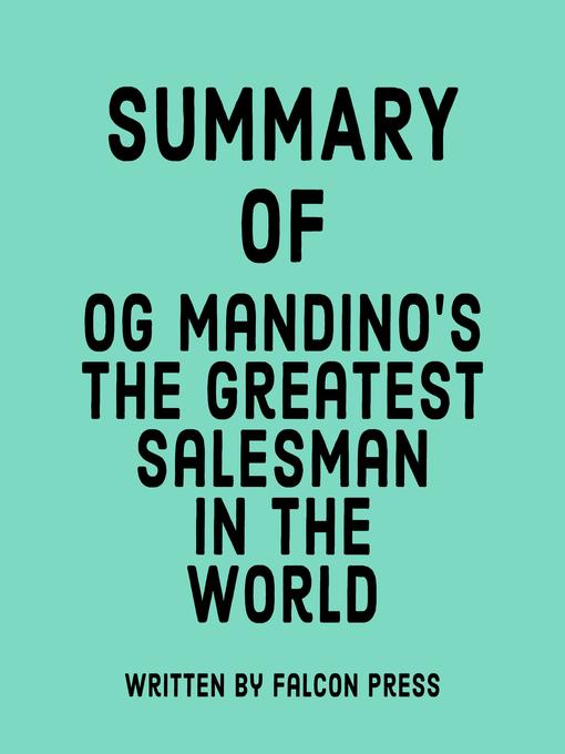 Summary of The Greatest Salesman in the World - Blog Efficy