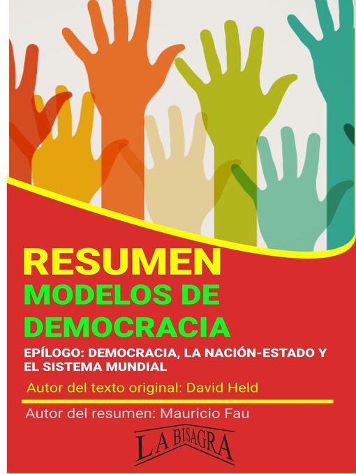 Español - Resumen de Modelos de Democracia de David Held - Ocean State  Libraries eZone - OverDrive