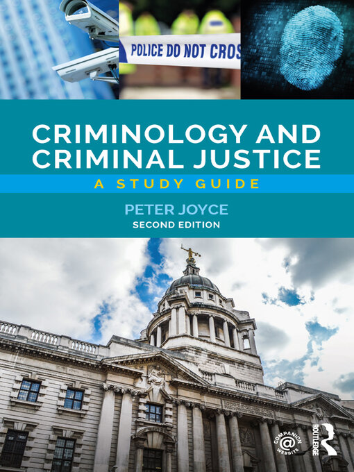 Cover art of Criminology and Criminal Justice: A Study Guide by Peter Joyce