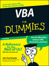 VBA For Dummies VBA For Dummies