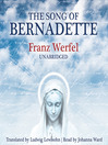 The Song of Bernadette The Song of Bernadette
