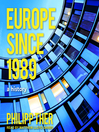 Europe Since 1989 Europe Since 1989