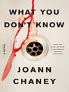 What You Don't Know What You Don't Know