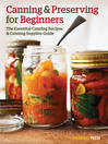 Cover image for Canning and Preserving for Beginners