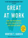 Great at Work Great at Work