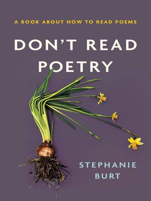 Don't read poetry 