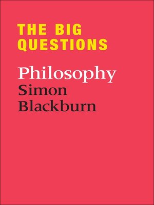 The Big Questions by Simon Blackburn · OverDrive Rakuten OverDrive