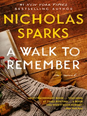 a walk to remember novel book review