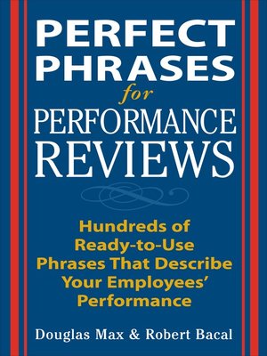 Perfect Phrases for Performance Reviews by Douglas Max · OverDrive ...