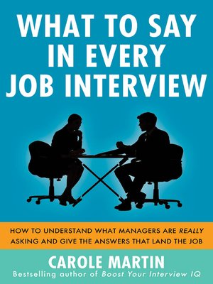 things to say in an interview