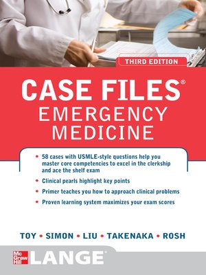Cover Image Of Case Files Emergency Medicine