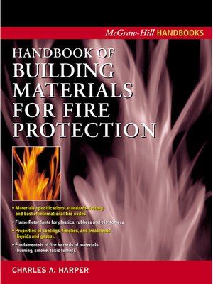 Handbook of Building Materials for Fire Protection by Charles A 