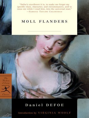who wrote moll flanders