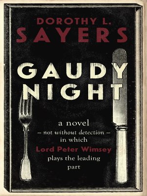 book gaudy night