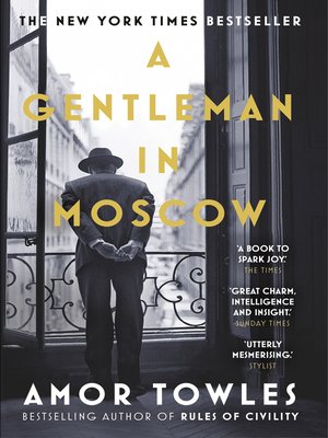 a gentleman in moscow author