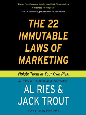 The 22 Immutable Laws of Marketing by Al Ries · OverDrive: Free ebooks ...