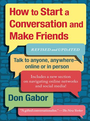 eBook - How to Start a Conversation and Make Friends by Don Gabor ...