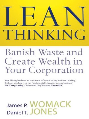 Lean Thinking By James P Womack Overdrive Rakuten - 