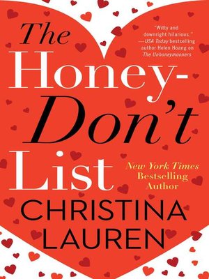 The Honey-Don’t List Book Cover