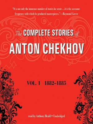 The Complete Stories of Anton Chekhov, Volume 1 by Anton Chekhov ...