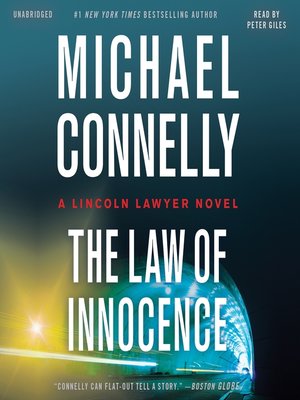 michael connelly books the law of innocence