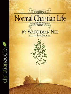 the normal christian life by watchman nee