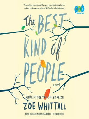 The Best Kind of People by Zoe Whittall