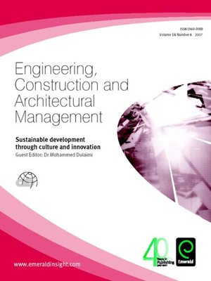 Engineering Construction And Architectural Management Volume 14 Issue 6 By Mohammed Dulaimi Overdrive Ebooks Audiobooks And Videos For Libraries And Schools