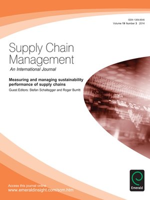 Supply Chain Management, Volume 19, Issue 3 by Beverly Wagner ...